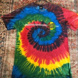 Santa Cruz Skateboard Tie-Dye T-Shirt